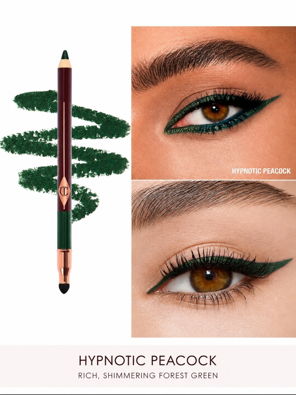 Charlotte Tilbury Hypnotic Peacock Shimmer rock ‘n’ kohl Eyeliner